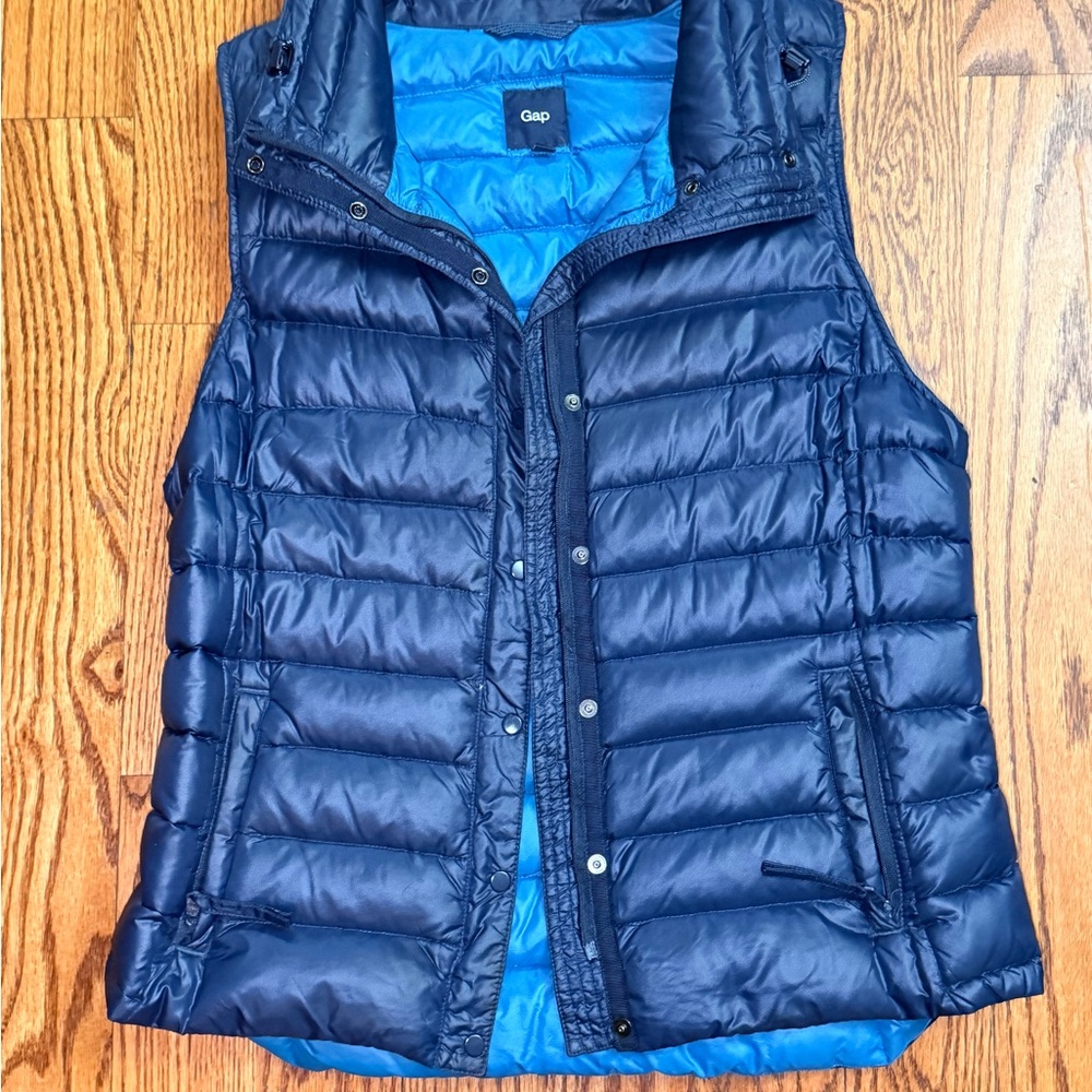 GAP Deep Blue Quilted Vest